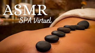 ASMR SPA 🛀 Sauna Massage Pierres Chaudes Gommage • Relaxation Sommeil Déclencheurs [upl. by Yelhs]