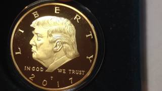 2017 President Trump Ingratiation Coin [upl. by Ennahs64]