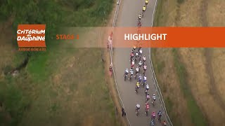 Critérium du Dauphiné 2020  Stage 1  Stage highlights [upl. by Oisorbma]