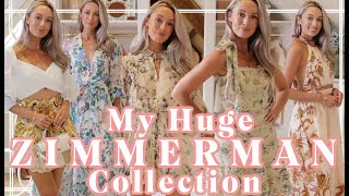 MY HUGE ZIMMERMAN COLLECTION  Trying EVERYTHING On  Fashion Mumblr [upl. by Suilenrac444]