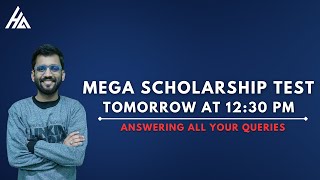 🔥🏆 Mega Scholarship Test Tomorrow🔥🏆  Register Now [upl. by Rhyne654]