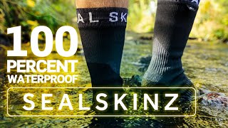 SEALSKINZ Socks  Test To The Limits  100 Waterproof [upl. by Doowyah]