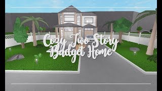 ROBLOX  Bloxburg Cozy Two Story Budget Home  28K [upl. by Hathcock]