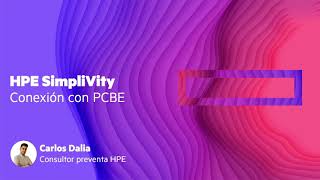 Conexión de HPE Simplivity con HPE GreenLake for PCBE [upl. by Amarillis779]