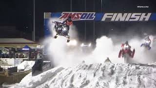 Snocross Round 2 Pro Lite Highlights  Shakopee MN [upl. by Edna]