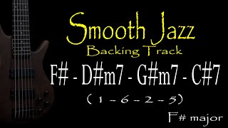 F Major 1625 SMOOTH JAZZ Backing Track 85bpm [upl. by Colburn]