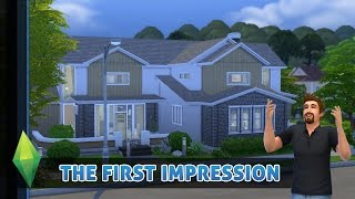 DIE SIMS 4 HAUSBAU  THE FIRST IMPRESSION [upl. by Beverly]