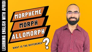 Morpheme Morph and Allomorph Whats the Difference [upl. by Mikael]