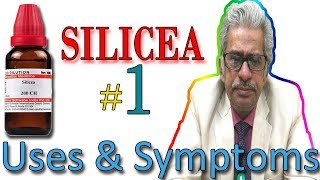 Homeopathy Medicine SILICEA Part 1 in Hindi  Uses amp Symptoms by Dr P S Tiwari [upl. by Miyasawa830]