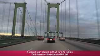 I95 to I295NJTP amp The Delaware Memorial Bridge Exits 5A to 1 [upl. by Ebeneser630]