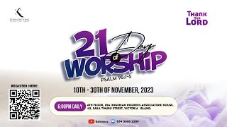 21 DAYS OF WORSHIP  DAY 20  291123  TOPE ALABI [upl. by Nehcterg443]