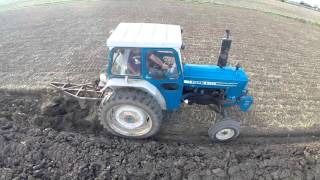 FORD 5600 AND RANSOMES PLOUGH [upl. by Halsted]