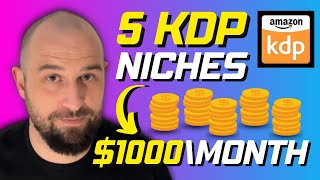 Make 1000 Per Month With These Five Amazon KDP Niches  Part 1 [upl. by Stieglitz]