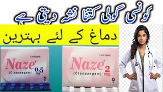 Clonazepam tablet for anxiety disorders  Depression  How to use Naze tablet  best sleeping pills [upl. by Yreffej]