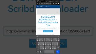 How to Download Scribd pdf file in less than a minute [upl. by Radburn]