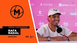 Rueda de prensa con Rafa Nadal  MUTUA MADRID OPEN 2024 [upl. by Ikciv571]