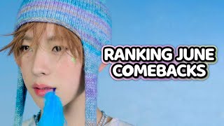 RANKING KPOP COMEBACKS  JUNE 2024 [upl. by Peonir]