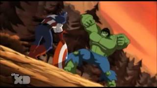 Red Hulk and Avengers vs Hulk [upl. by Atiekram96]