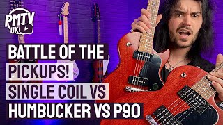 Guitar Pickups Explained  Single Coil vs P90 vs Humbucker  Which Pickup Is Best For You [upl. by Ellenig]