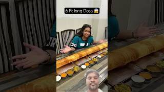 6 Fit long masala Dosa in🤤 shortsyoutubeshortsshort streetfoodtrendingdosaTriptshort2M [upl. by Alius]