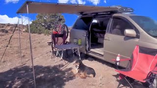 Van Tour of a Nomad Living in a Minivan  NoBuild Van Life [upl. by Mosnar351]