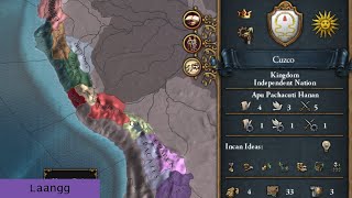 Inca Invasion  EU4  Day 7 [upl. by Ayerhs234]