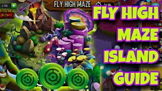 FLY HIGH MAZE ISLAND GUIDE  DRAGON CITY UNIVERSE [upl. by Platas]