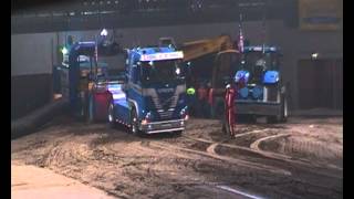 Van Vlastuin Agro  Indoor Tractorpulling Ahoy Rotterdam 2013  HWTPF [upl. by Abbotsun]