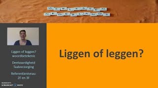 Liggen of leggen [upl. by Seilenna]