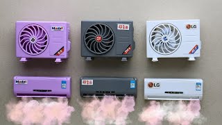 Top 3 Miniature Air Conditioner Unboxing amp Test Video  Best Gadgets Solar AC [upl. by Qahsi457]