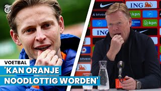 Frenkie de Jong niet naar het EK Het was een shock’ [upl. by Airehs]