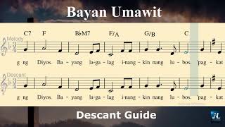 Bayan Umawit  Descant Guide [upl. by Ulane242]