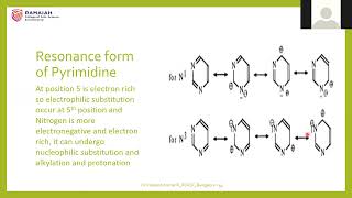 Heterocyclic Chemistry thiazole Imidazole Pyridine Pyrimidine and Purine By Dr Hareesh Kumar P [upl. by Yelnek]