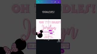 canva invitation tutorial  birthday party prep canva partyplanning tutorial diy canvatutorial [upl. by Hullda435]