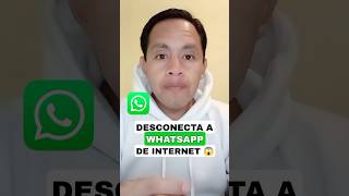 DESCONECTA a WhatsApp de INTERNET 😱 [upl. by Stoller]