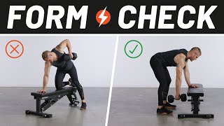 How to Perfect Your Dumbbell Row  Form Check  Mens Health [upl. by Philoo]