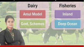 G8P7 Indian Livestock dairy and fishery sector inland vs deep ocean fishing [upl. by Nodnas975]