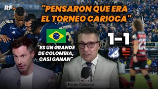 PRENSA BRASILEÑA sobre Millonarios quotCasi lo ganan Flamengo pensó que era el torneo Cariocaquot [upl. by Luoar]