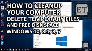 How to Cleanup Your Computer  Fully Delete Temporary Files and Free Disk Space [upl. by Dowski495]