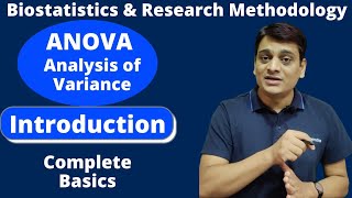 Part 1 ANOVA  Introduction and Basics  Analysis of Variance Biostatistics amp Research Methodology [upl. by Rapsac]