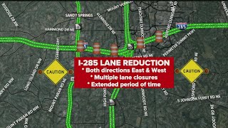 GDOT announcing major lane reduction Monday morning [upl. by Irtimid942]