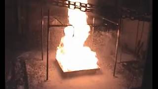 ICAF Test on Heptane fire [upl. by Thornburg72]