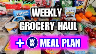 ✨HEALTHY✨WW WEEKLY GROCERY HAUL🛒 PLUS Weight Watchers Meal Plan for the Week  WW POINTS INCLUDED [upl. by Assek]