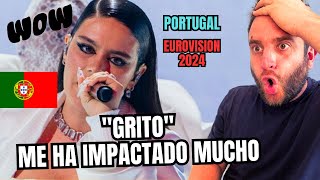 ES COMO ROSALÍA😅  🇵🇹IOLANDA quotGRITOquot PORTUGAL EUROVISION 2024  Toda una Diva❤️  REACCIÓN [upl. by Ketty289]