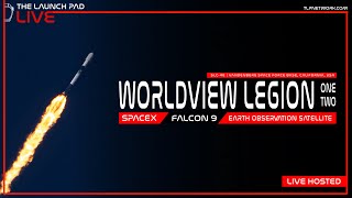 LIVE SpaceX Maxar 1 Worldview Legion 12 Launch [upl. by Moreland]