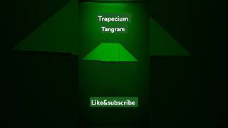 trapezium tangram mathsshorts [upl. by Coonan]