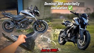 Dominar 400 underbelly install in ns200 🤩  NS200 modified worth 15k rs  pro69 [upl. by Fanning749]