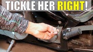 JUST TICKLE HER  How To Kawasaki Vulcan Seat Removal 109 [upl. by Mitzi]