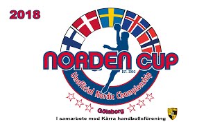 Norden Cup 2018 P0203 EA IFK Skövde HK  Ystads IF HF Del 1 [upl. by Nomolos]