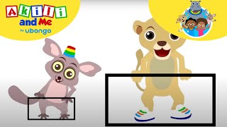 What is a rectangle  Akili amp Me  Learning videos for kids [upl. by Ymorej]